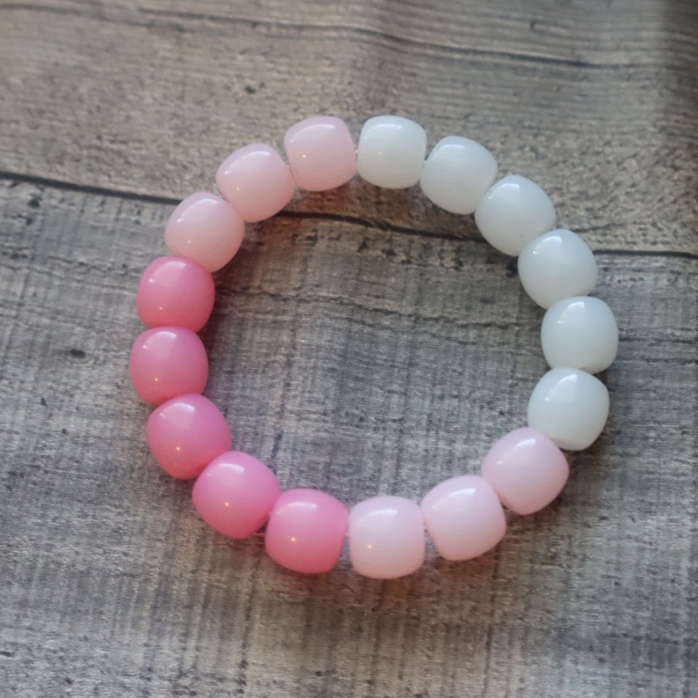 Pink Gradient Bohdi Bead Bracelet